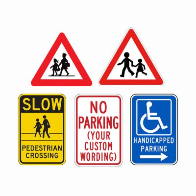 China Custom Reflective Traffic Road Safety Sign No Parking Stop Speed Limit Warning for sale