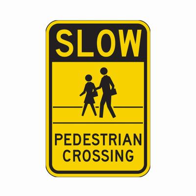 China ACP Arrow Reflective Safety Signs Slow Moving Compulsory Road Sign for sale
