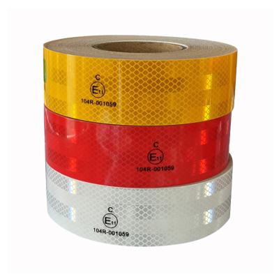 China ECE104 SASO2913 Vehicle Conspicuity Markings Dot C2 Reflective Tape For Truck Safety for sale