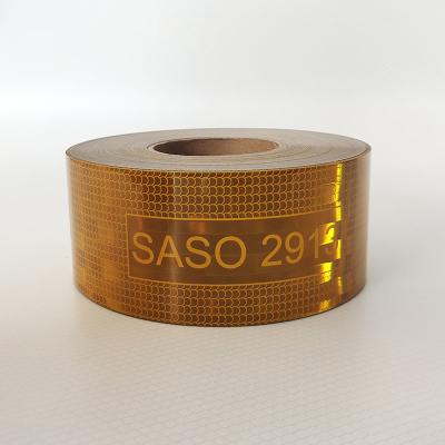 中国 SASO 2913 サウジアラビアのトラックの安全のための車両の明視性反射テープステッカー 販売のため