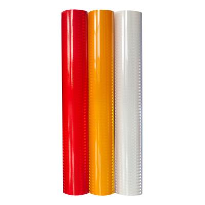 China White Yellow Red Green Blue Orange Colorful Prismatic Reflective Sheeting Film for Road Traffic Signs Te koop