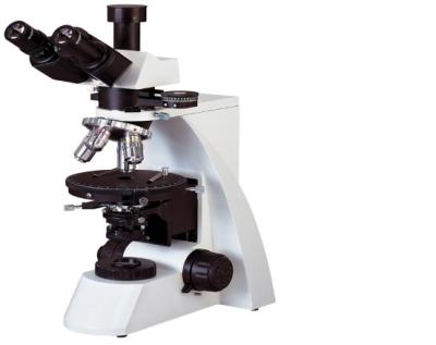 China Transmitted Polarization Microscope Metallurgical Orthogonal / Conoscope Observing for sale