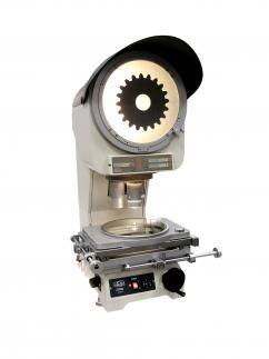 China Stable Structure Optical Profile Projector 0.001mm Resolution With Lens Turret 3 Lens for sale