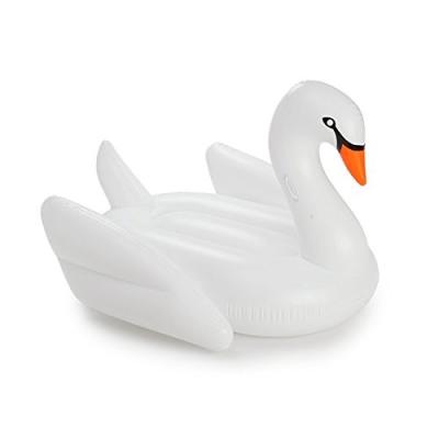 China Large Peagasus Adult Pool Float Pearl White Swan Pool Toy Customized for sale