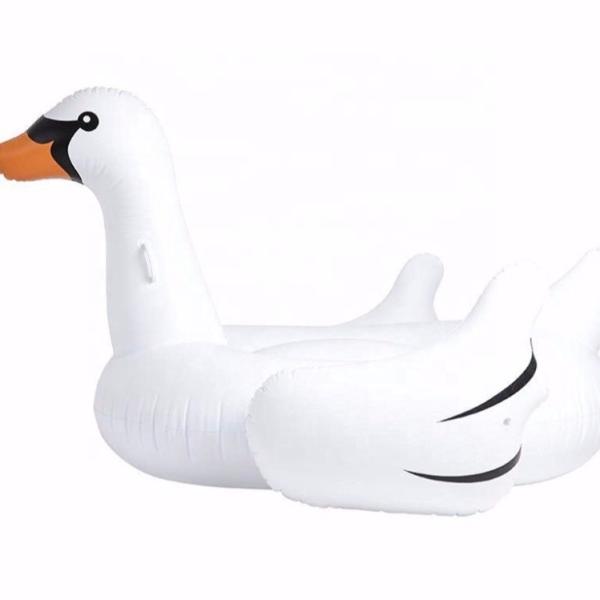 Quality 1.5kg Water Park Adult Pool Float Large Pool Inflatable Swan Float Floats for sale