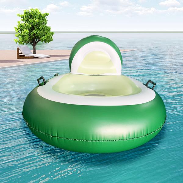 Quality Inflatable Avocado Pool Mattress Lounge Chair Swimming Floats For Adults 100cm for sale