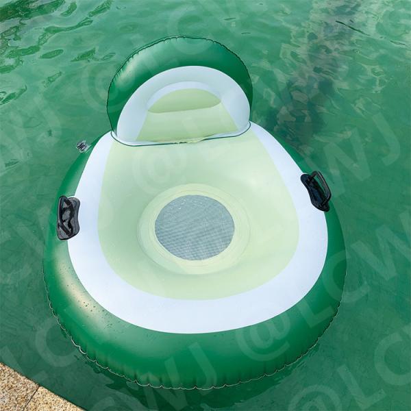Quality Inflatable Avocado Pool Mattress Lounge Chair Swimming Floats For Adults 100cm for sale