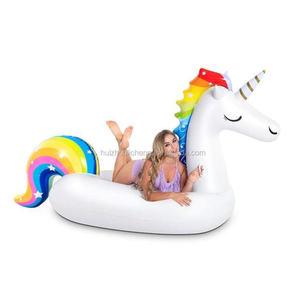 Quality China Factory Direct Sale Lake Water Large Candy Inflatable Unicorn Beach float for sale