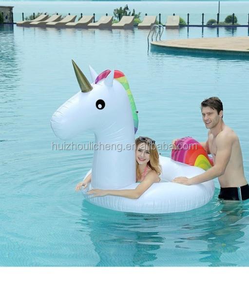 Quality Non Toxic Swimming Pool Float Inflatable 1.5m Unicorn Pool Toy for sale