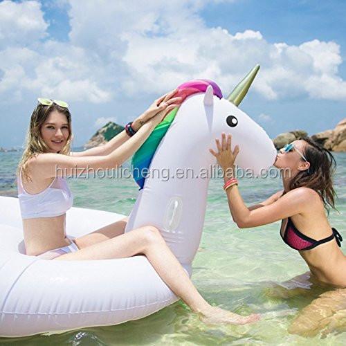 Quality Non Toxic Swimming Pool Float Inflatable 1.5m Unicorn Pool Toy for sale