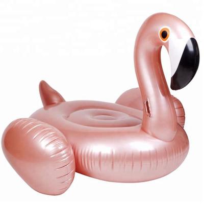 China 1.5M Cadeiras Aquáticas Flutuantes Para Adultos Rosa Dourado Flutuante Para Piscina Flamingo Inflavel à venda