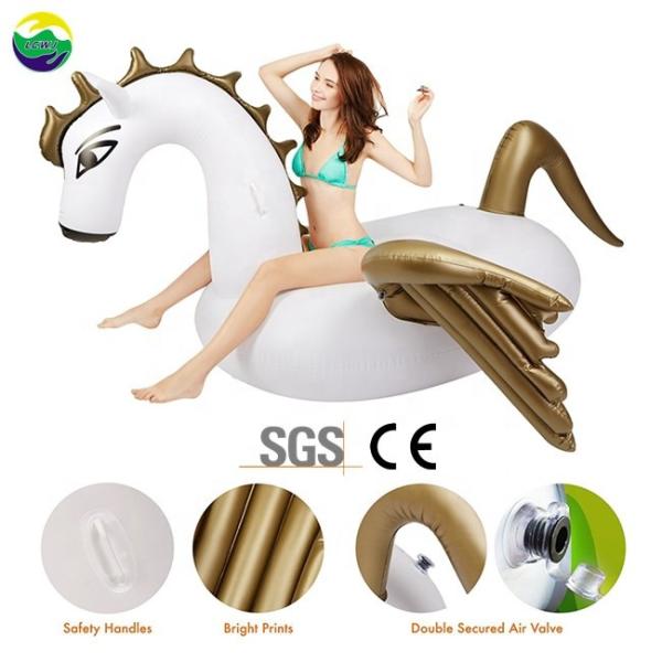 Quality Eco Friendly Pegasus Inflatable Pool Float Horse Adult Toys 250 X 250 X 130cm for sale