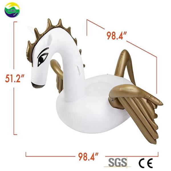 Quality Eco Friendly Pegasus Inflatable Pool Float Horse Adult Toys 250 X 250 X 130cm for sale