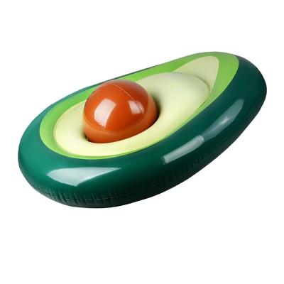 China 0.25mm Eco Friendly Avocado Pool Float Ride On Beach Toys 160cm for sale