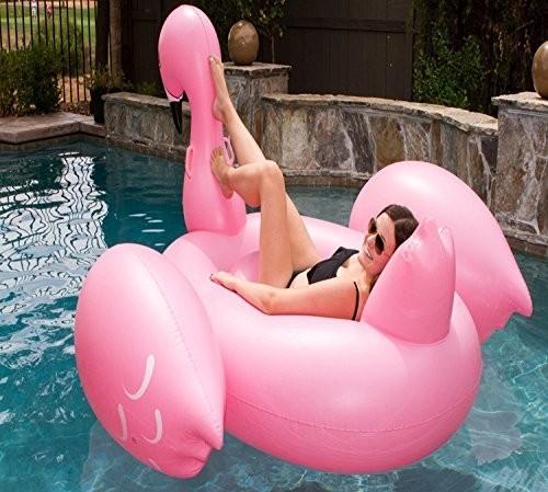 Quality Kids Summer Lounge Flamingo Pool Float 300kg Swimming Pool Floats For Adults for sale