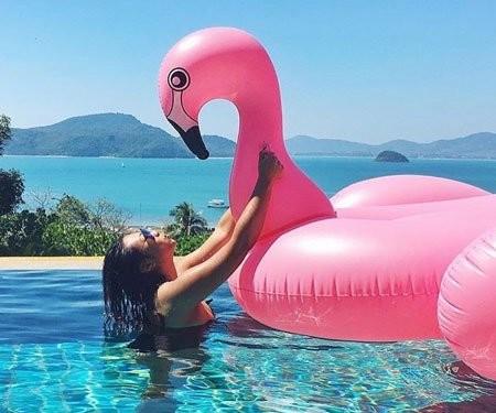 Quality Kids Summer Lounge Flamingo Pool Float 300kg Swimming Pool Floats For Adults for sale