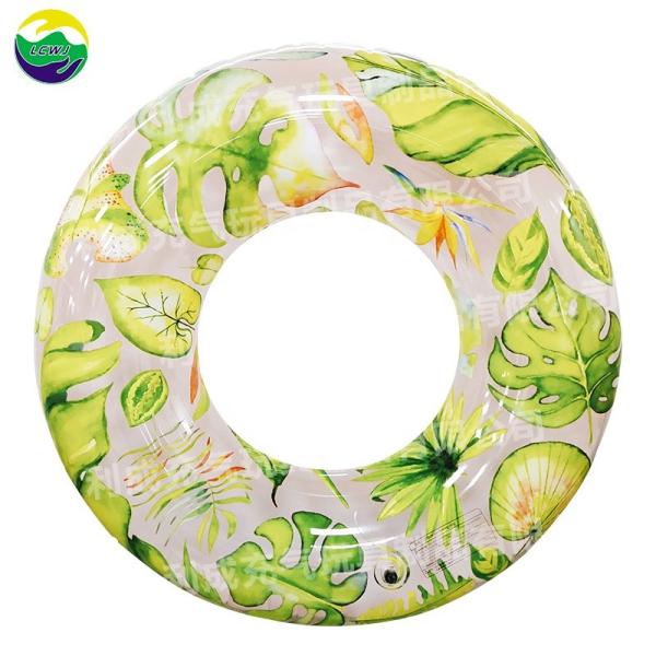 Quality Gigantic Float doughnut pool ring Vinyl Summer 100cmring pool inflatable for sale