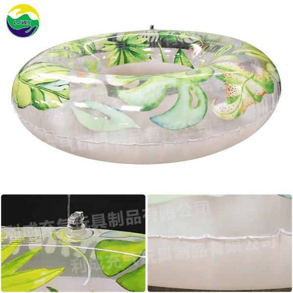 Quality Gigantic Float doughnut pool ring Vinyl Summer 100cmring pool inflatable for sale