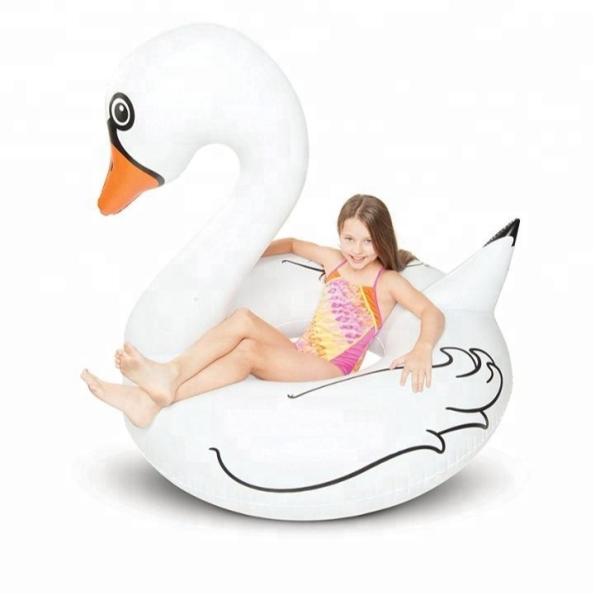 Quality Swan Float Inflatable Swimming Ring 100 To 500kg Swimming Tube For Adults Kids for sale