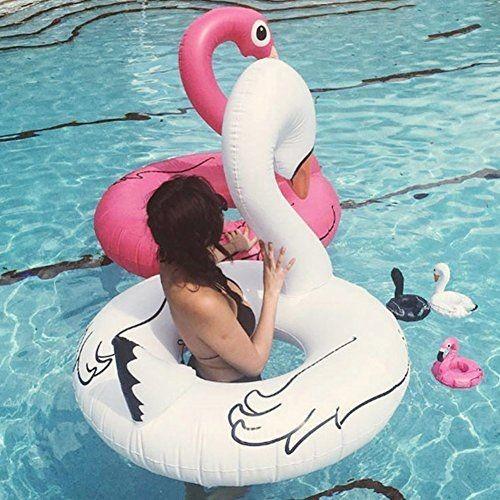 Quality Swan Float Inflatable Swimming Ring 100 To 500kg Swimming Tube For Adults Kids for sale