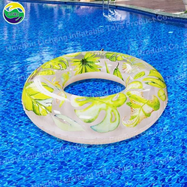 Quality PVC 150KG Inflatable Swimming Ring Float Instagram Style Blow Up Ring Pool for sale