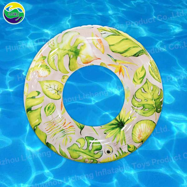 Quality PVC 150KG Inflatable Swimming Ring Float Instagram Style Blow Up Ring Pool for sale