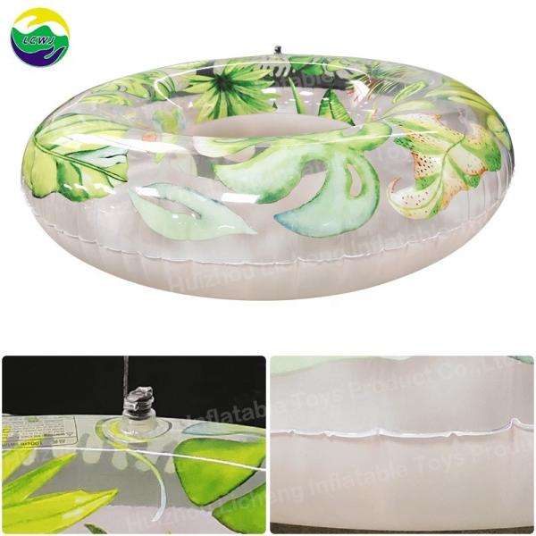 Quality PVC 150KG Inflatable Swimming Ring Float Instagram Style Blow Up Ring Pool for sale