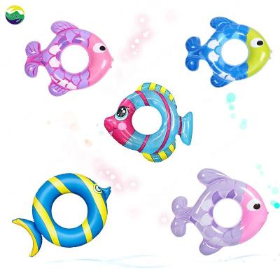 China 0.25mm Inflatable Outerdoor Pool Float Tube Fish Pool Toys Swimming Water Raft 8.7in for sale