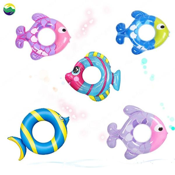 Quality 0.25mm Inflatable Outerdoor Pool Float Tube Fish Pool Toys Swimming Water Raft 8 for sale