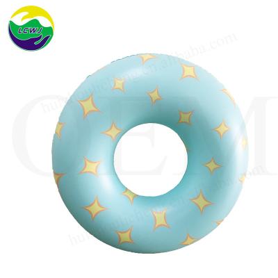 China OEM Custom Inflatable Swimming Ring 80cm 100cm Donut Giant Swim Ring for sale