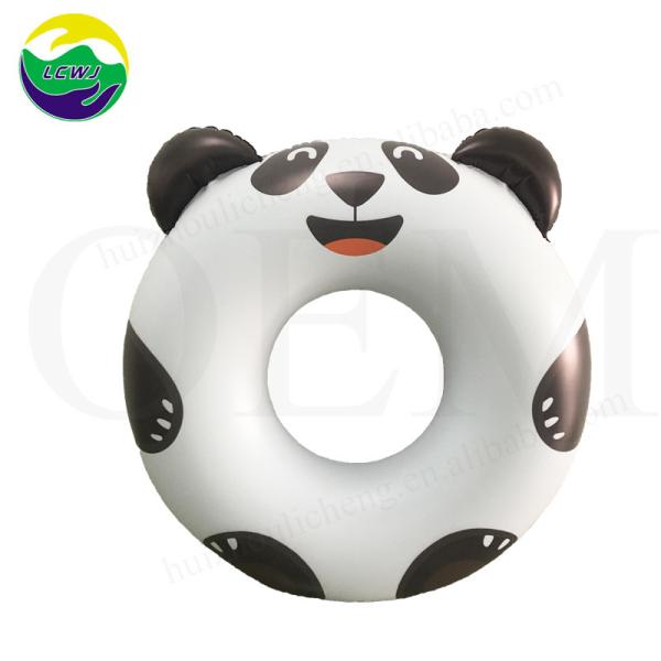Quality OEM Custom Inflatable Swimming Ring 80cm 100cm Donut Giant Swim Ring for sale