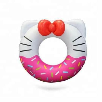 China Heavy Duty Children Inflatable Swimming Ring Baby Donut Swim Ring for sale