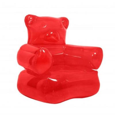 China Glitter Traveling Air Bed Mattress Gummy Bear Chair para el patio trasero junto al lago en venta