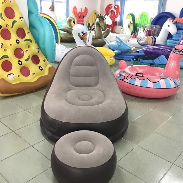 Quality ISO9001 Inflatable Furniture Inflatable Air Chair Needlepoint Sofa Bed Ultra for sale