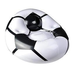 Quality OEM Island Inflatable Camping Furniture Sofa Chair Soccer Ball Couch 123CM for sale