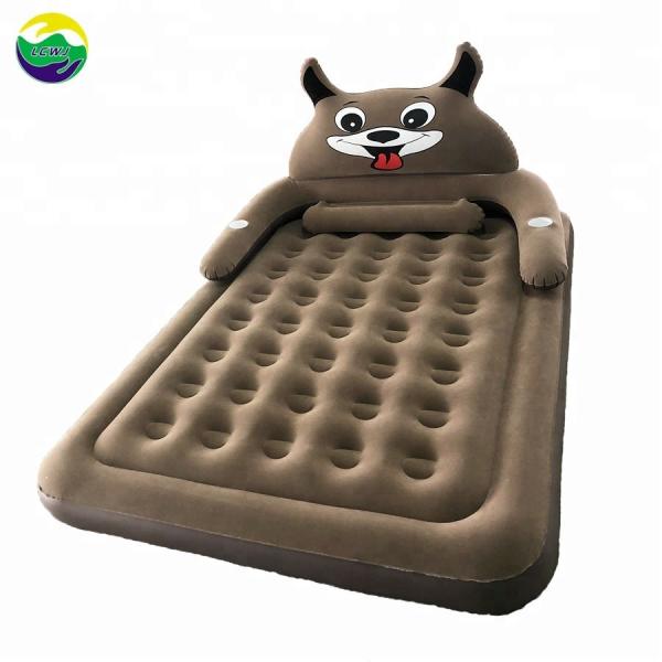 Quality Self Inflating Animal Inflatable Furniture Air Bed Blow Up Mattress Big Size for sale