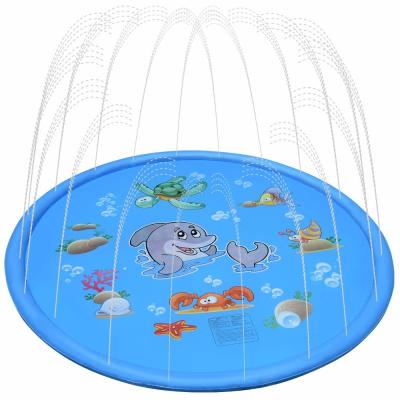 China Large 68in Outdoor Water Play Sprinklers Infant Splash Pad 0.22mm for sale