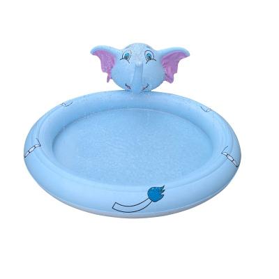 Chine LC Animal Elephant Splash Ground Floor Pool Inflatable Spray Pool Inflatable Pool with Spray à vendre