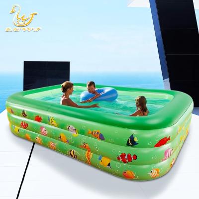 China EN71 Indoor Blow Up Swimming Pool Family Size Inflatable ODM for sale