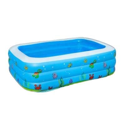 China Giant PVC Inflatable Swimming Pool Big Folding Outdoor Inflatable Garden For Kids for sale