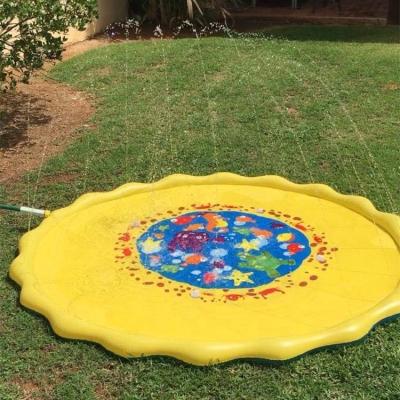 China PVC Outdoor Sprinklers Infant Water Mat Water Infant Splash Mat for sale