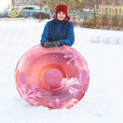 China LC Big Inflatable Snow Tube Toys Adult Snow Sled Inflatable Sleigh en venta