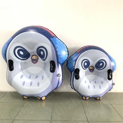 Китай Ски в форме совы Надувные снежные игрушки Сухие взрослые снежные трубы Тяжелые снежные санки продается