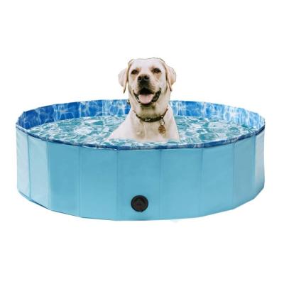 China Foldable Collapsible Puppy Bath Tub For Dogs Cat Water Bath Wash for sale