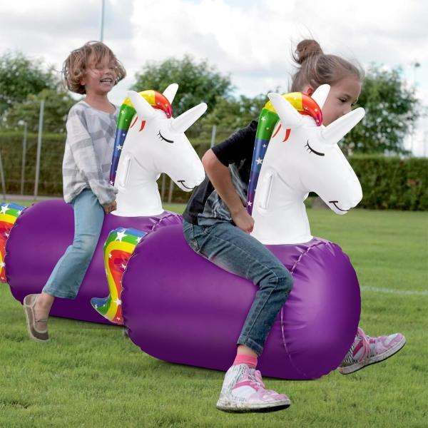 Quality Unicorn And Dino Hopping Toys Inflatable Ride On Bouncer Hopper Horse For for sale