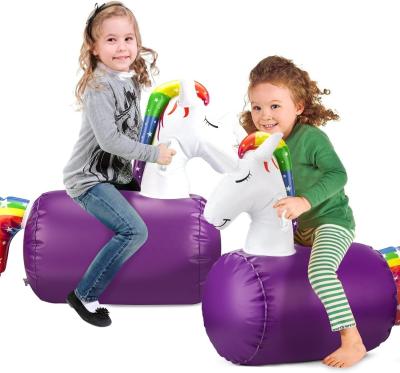 Quality Unicorn And Dino Hopping Toys Inflatable Ride On Bouncer Hopper Horse For for sale