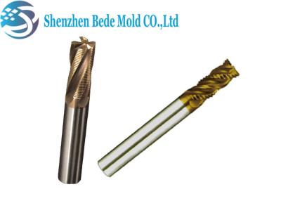 China Corner Radius End CNC cutting tools 4 Flutes TiN PVD Coating Tungsten Carbide for sale