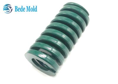 China Green Color Injection Mold Springs OD 30mm Load 270KG Length 25~300mm for sale