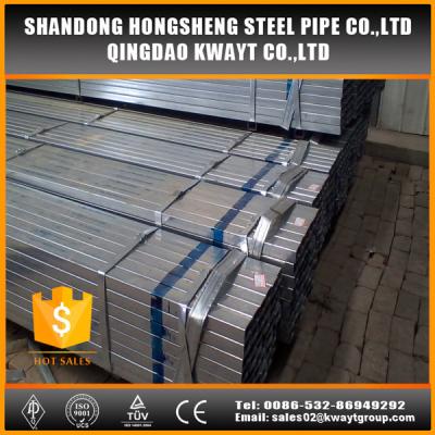 China pre galvanized rectangular tube for sale