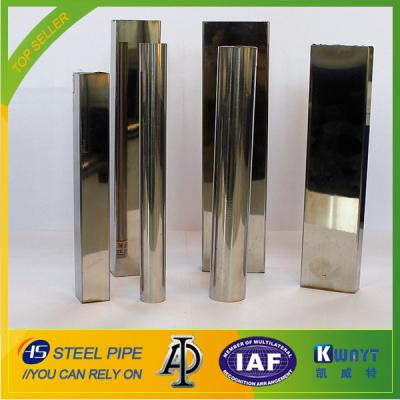 China 600 grit polished stainless steel square tube for decoration for sale